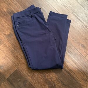 lululemon ABC Slim-Fit Pant 34x32 Warpstreme, Colour: True Navy, EUC